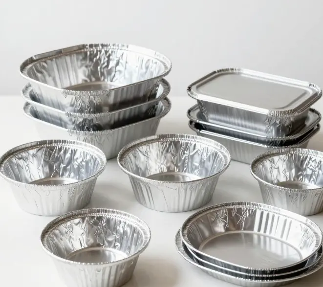 Puteți congela alimente în recipiente din folie de aluminiu?