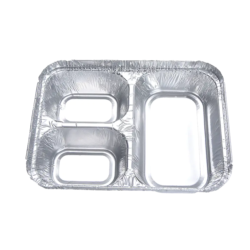 Compartiment Tăvi din folie de aluminiu și containere din folie de aluminiu Comerț cu ridicata în compania noastră